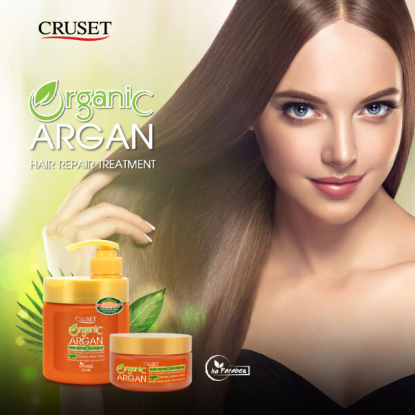 CRUSET Organic Argan Hair Repair Treatment - Image 3