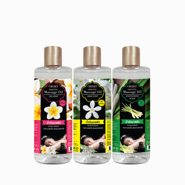 CRUSET Oriental Massage Oil น้ำมันนวดตัว กรุ่นกลิ่นแห่งธรรมชาติ หอมสดชื่น เพื่อการนวดผ่อนคลาย ช่วยฟื้นฟูผิวสู่ความมีชีวิตชีวา แลดูอ่อนเยาว์