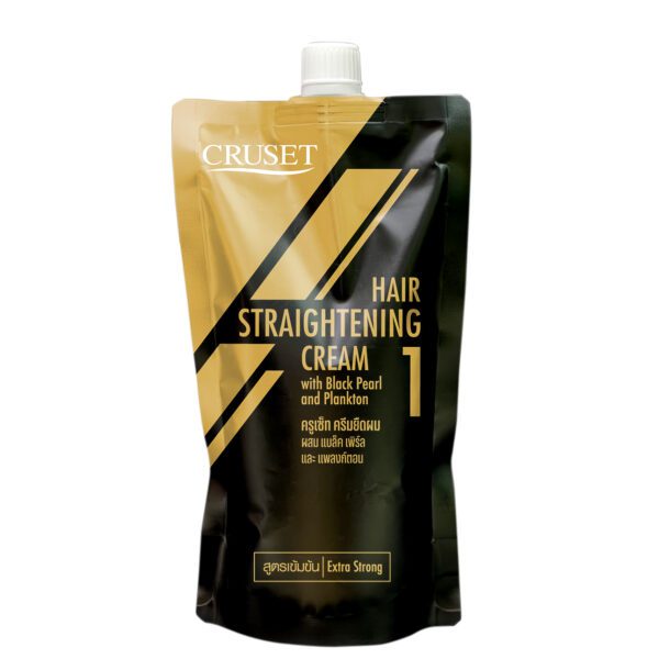 CRUSET Hair Straightening Cream with Black Pearl and Plankton - Image 3